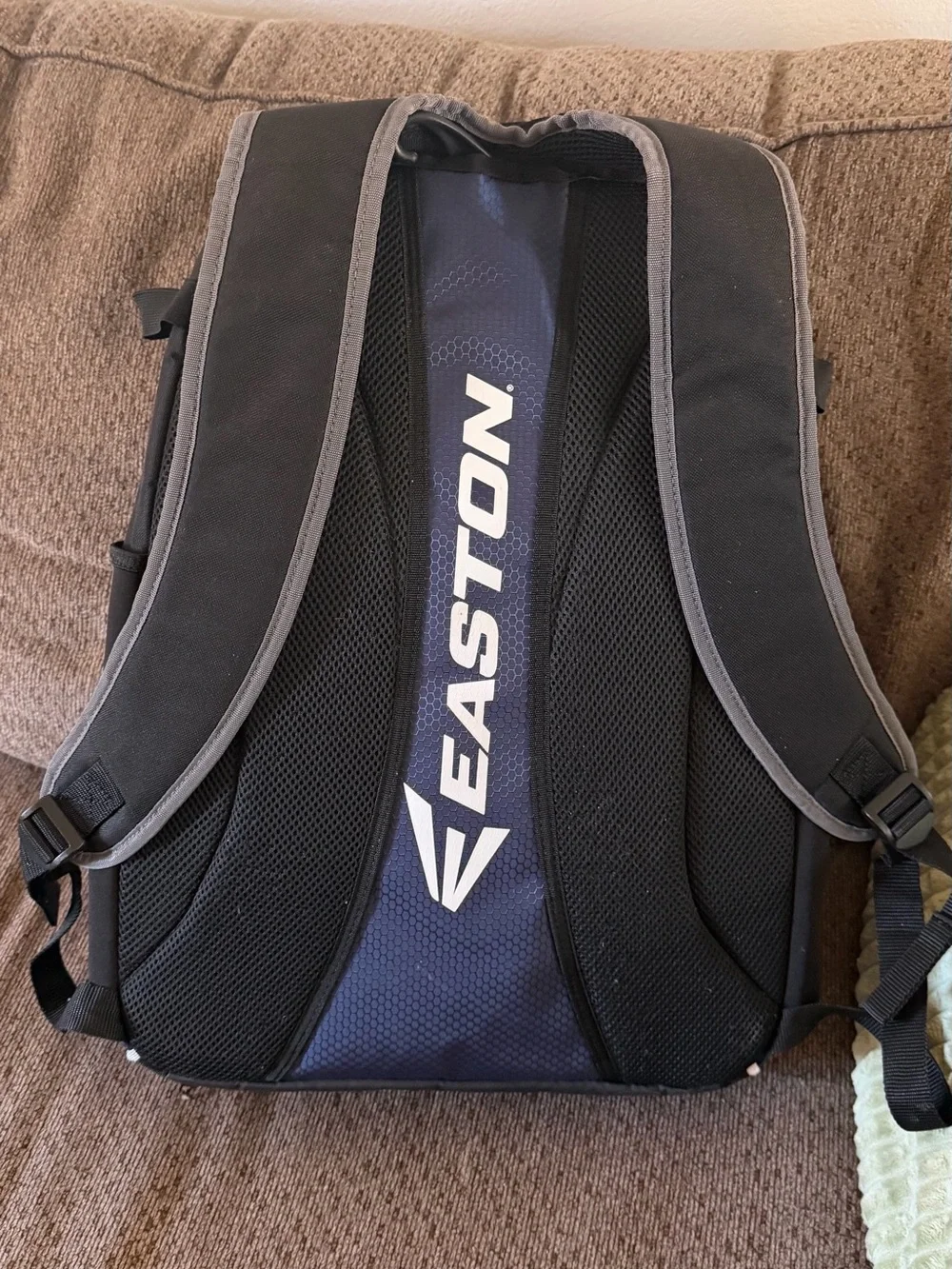 Eaton Blue and Black Baseball Sports Backpack